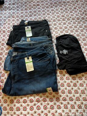 (4) NWT Bundle Terra & Sky Jeans / Shirt Size 22W petite